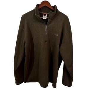 The North Face Brown Zip Fleece – Cozy Outdoor Core Essential XL